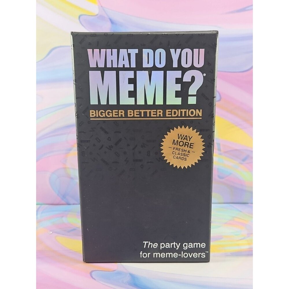 What Do You Meme? Party Game Bigger Better Edition WDYM120